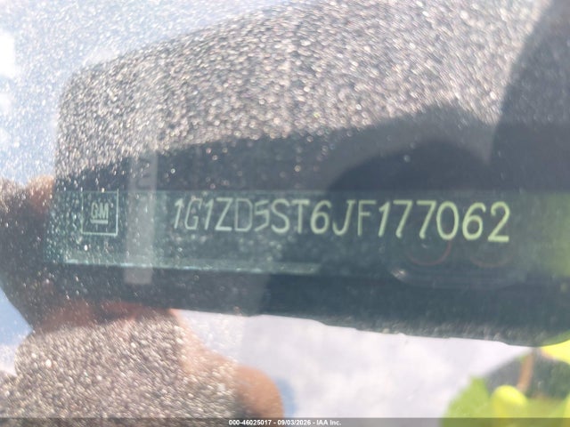 Продаж на аукціоні авто 2018 Chevrolet Malibu Lt, vin: 1G1ZD5ST6JF177062, номер лоту: 46025017