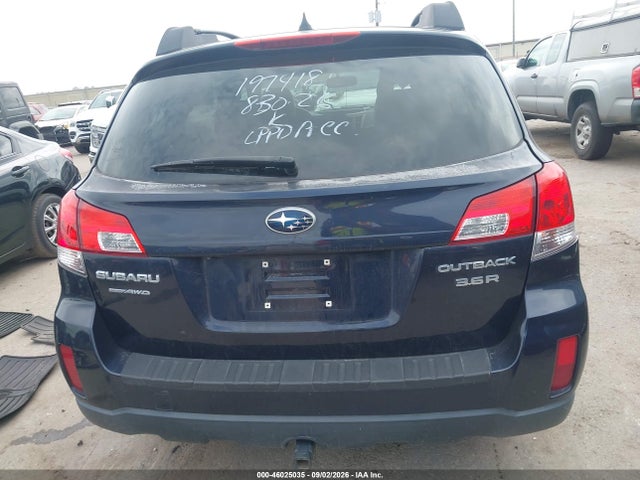 Aukcja sprzedaży 2012 Subaru Outback 3.6r Limited, vin: 4S4BRDLC7C2206108, numer aukcji: 46025035