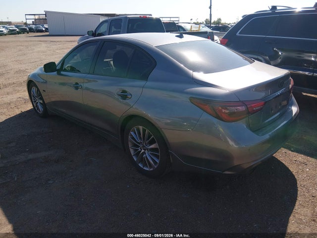 2018 Infiniti Q50 3.0t Luxe მანქანა იყიდება აუქციონზე, vin: JN1EV7AP8JM358794, აუქციონის ნომერი: 46025042