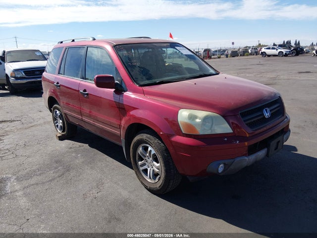 2005 Honda Pilot Ex-l მანქანა იყიდება აუქციონზე, vin: 2HKYF18525H515132, აუქციონის ნომერი: 46025047