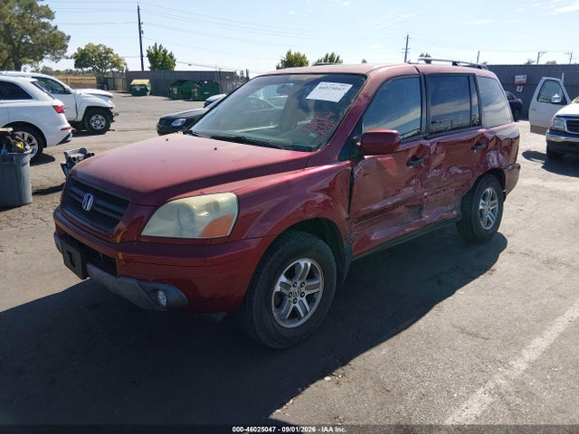 Продажа на аукционе авто 2005 Honda Pilot Ex-l, vin: 2HKYF18525H515132, номер лота: 46025047