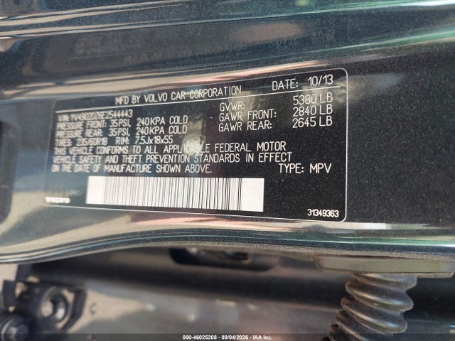 Продажа на аукционе авто 2014 Volvo Xc60 T6 R-design, vin: YV4902DZ6E2544443, номер лота: 46025208