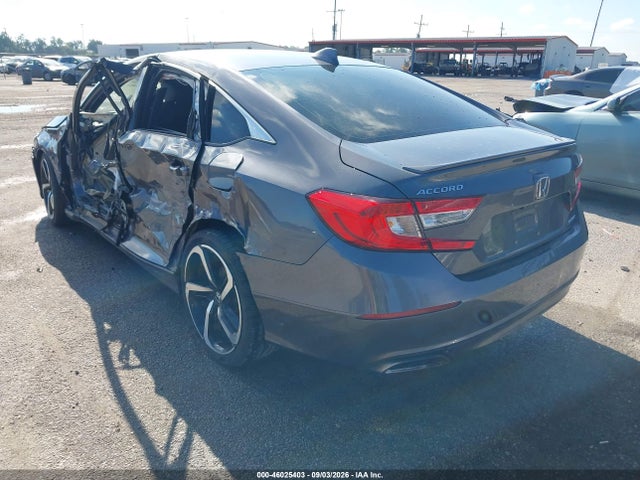 2020 Honda Accord Sport მანქანა იყიდება აუქციონზე, vin: 1HGCV1F3XLA136867, აუქციონის ნომერი: 46025403