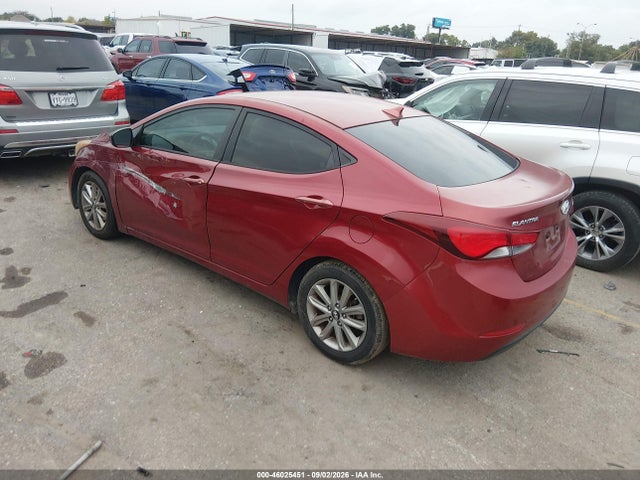 Aukcja sprzedaży 2014 Hyundai Elantra Se, vin: 5NPDH4AE2EH469385, numer aukcji: 46025451