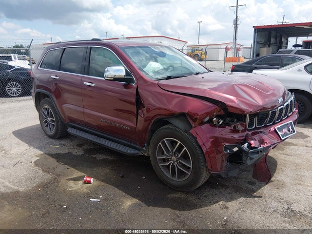 2018 Jeep Grand Cherokee Limited 4x2 მანქანა იყიდება აუქციონზე, vin: 1C4RJEBG3JC353778, აუქციონის ნომერი: 46025498