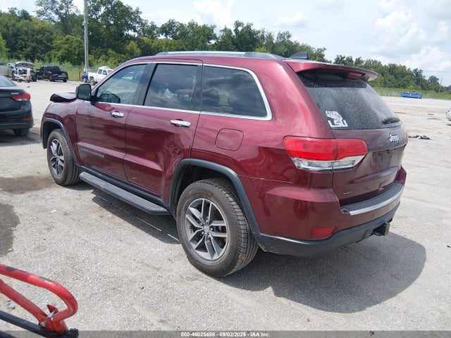 46025498 :رقم المزاد ، 1C4RJEBG3JC353778 vin ، 2018 Jeep Grand Cherokee Limited 4x2 مزاد بيع