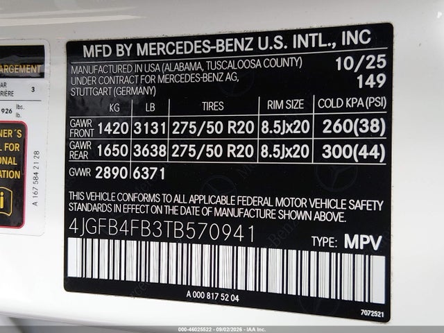 Mercedes-Benz GLE 350 2026 4JGFB4FB3TB570941 Image 9