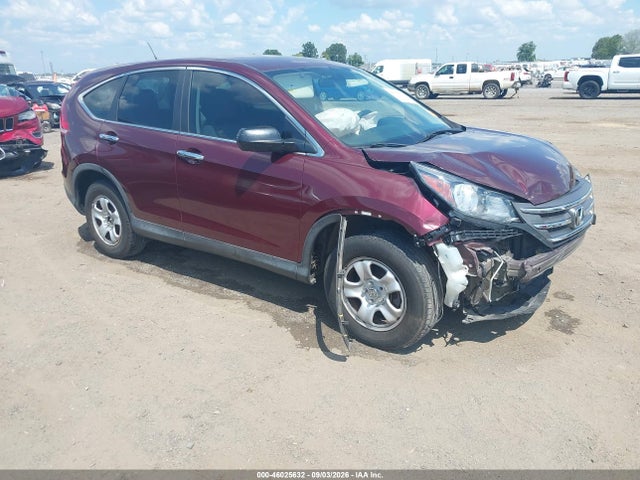 2014 Honda Cr-v Lx მანქანა იყიდება აუქციონზე, vin: 5J6RM3H33EL032369, აუქციონის ნომერი: 46025632