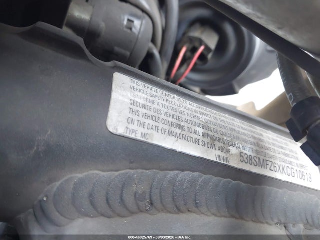 538SMFZ6XKCG10619 Zero Motorcycles Inc Sr