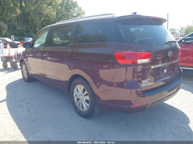 46025787 :رقم المزاد ، KNDMB5C11G6090652 vin ، 2016 Kia Sedona Lx مزاد بيع