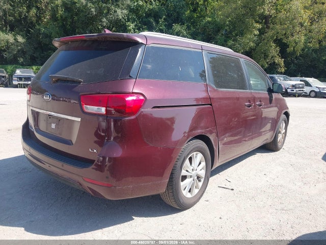 46025787 :رقم المزاد ، KNDMB5C11G6090652 vin ، 2016 Kia Sedona Lx مزاد بيع