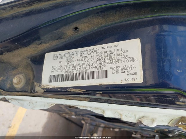 2003 Toyota Tundra Sr5 V8 მანქანა იყიდება აუქციონზე, vin: 5TBRT34153S360295, აუქციონის ნომერი: 46025840