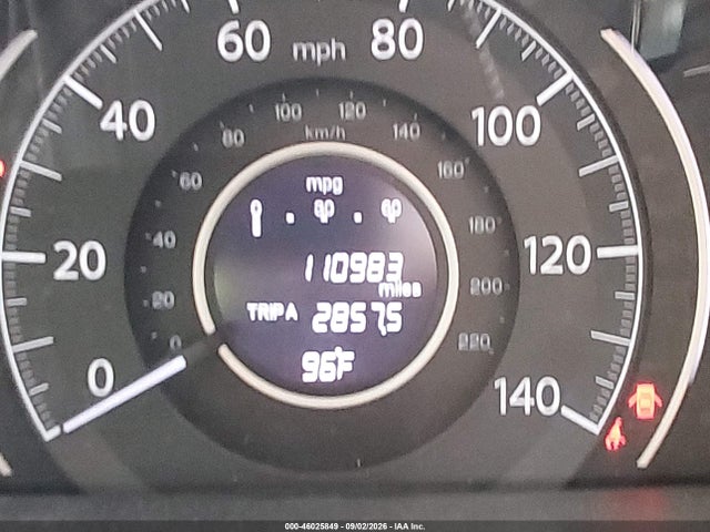 46025849 :رقم المزاد ، 5J6RM4H71DL009003 vin ، 2013 Honda Cr-v Ex-l مزاد بيع