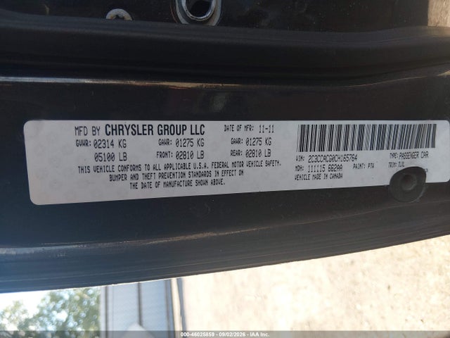 Aukcja sprzedaży 2012 Chrysler 300 Limited, vin: 2C3CCACG0CH165764, numer aukcji: 46025859