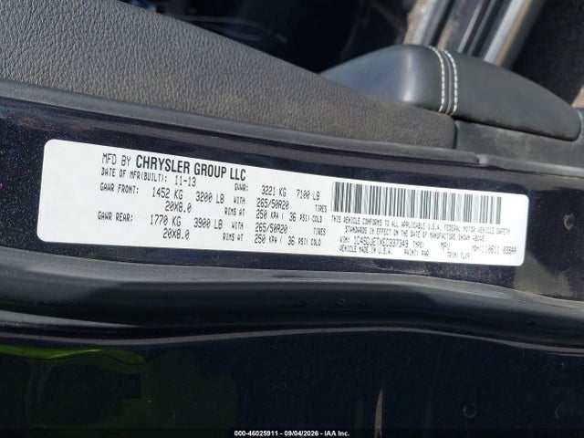 Dodge Durango Citadel 2014 1C4SDJETXEC337349 Image 9