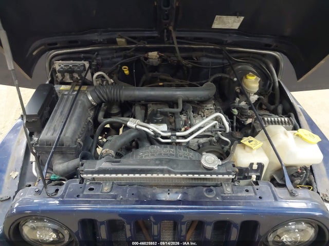 46025952 :رقم المزاد ، 1J4FA39S14P722629 vin ، 2004 Jeep Wrangler X مزاد بيع