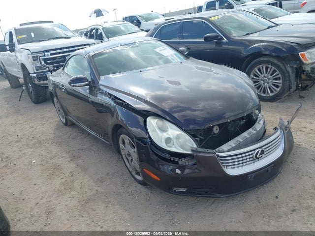46026002 :رقم المزاد ، JTHFN48Y320003327 vin ، 2002 Lexus Sc 430 مزاد بيع