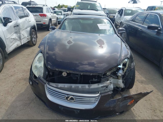 46026002 :رقم المزاد ، JTHFN48Y320003327 vin ، 2002 Lexus Sc 430 مزاد بيع