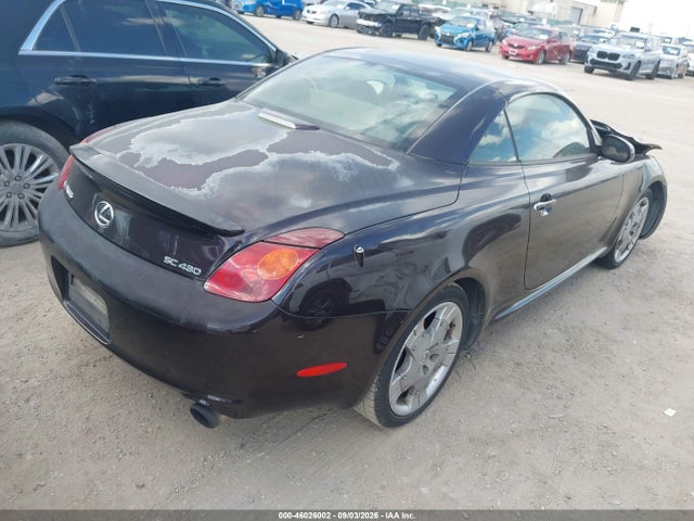 46026002 :رقم المزاد ، JTHFN48Y320003327 vin ، 2002 Lexus Sc 430 مزاد بيع