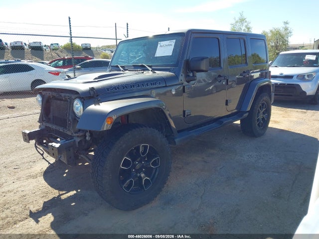 Продажа на аукционе авто 2017 Jeep Wrangler Unlimited Smoky Mountain, vin: 1C4BJWEGXHL640273, номер лота: 46026006