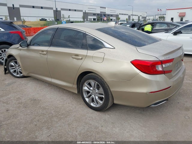 2019 Honda Accord Lx მანქანა იყიდება აუქციონზე, vin: 1HGCV1F12KA130297, აუქციონის ნომერი: 46026322