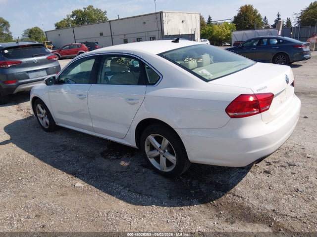 46026353 :رقم المزاد ، 1VWBP7A38DC117445 vin ، 2013 Volkswagen Passat 2.5l Se مزاد بيع
