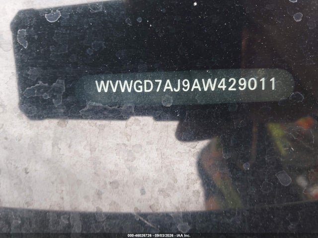 2010 Volkswagen Gti 4-door მანქანა იყიდება აუქციონზე, vin: WVWGD7AJ9AW429011, აუქციონის ნომერი: 46026726