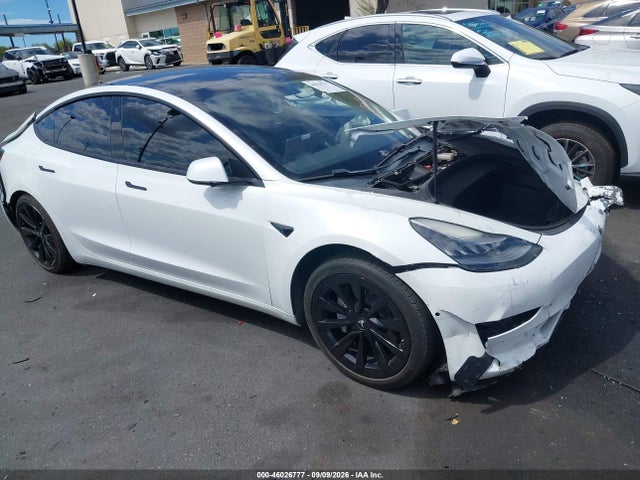 Продаж на аукціоні авто 2021 Tesla Model 3 Standard Range Plus Rear-wheel Drive, vin: 5YJ3E1EA1MF856761, номер лоту: 46026777