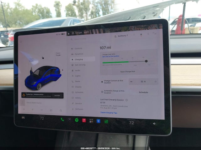 Продаж на аукціоні авто 2021 Tesla Model 3 Standard Range Plus Rear-wheel Drive, vin: 5YJ3E1EA1MF856761, номер лоту: 46026777