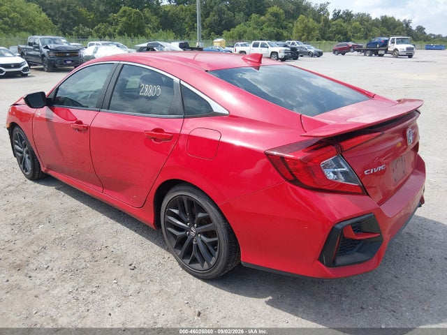 Продаж на аукціоні авто 2020 Honda Civic Si Sedan, vin: 2HGFC1E58LH708882, номер лоту: 46026860