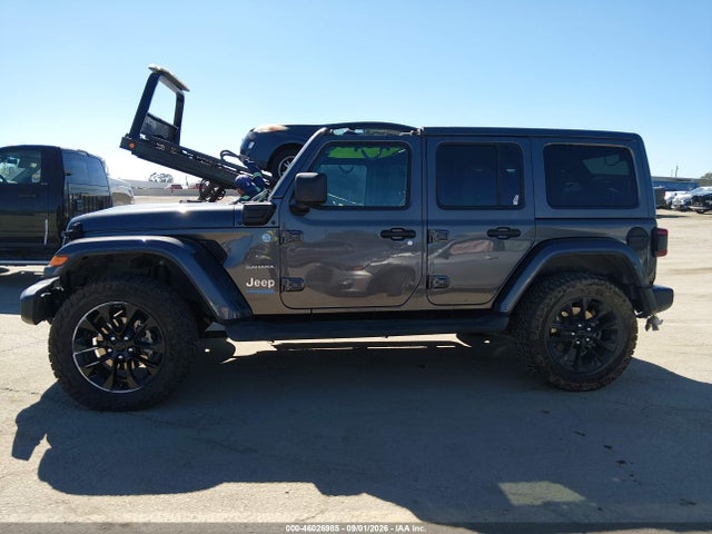 2021 Jeep Wrangler 4xe Unlimited Sahara 4x4 მანქანა იყიდება აუქციონზე, vin: 1C4JJXP61MW789363, აუქციონის ნომერი: 46026985