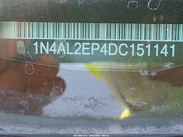 Aukcja sprzedaży 2013 Nissan Altima 2.5 S, vin: 1N4AL2EP4DC151141, numer aukcji: 46027216