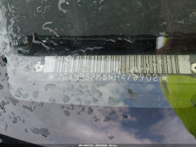 46027222 :رقم المزاد ، 1G4HP52K6WH476902 vin ، 1998 Buick Lesabre Custom مزاد بيع