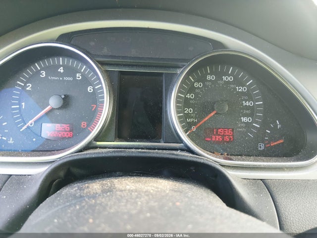 Продаж на аукціоні авто 2008 Audi Q7 3.6 Premium, vin: WA1BY74L48D043480, номер лоту: 46027270