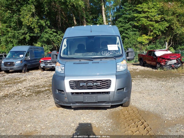 Auction sale of the 2019 Ram Promaster 3500 Cargo Van High Roof 159 Wb Ext, vin: 3C6URVJG3KE551508, lot number: 46027324