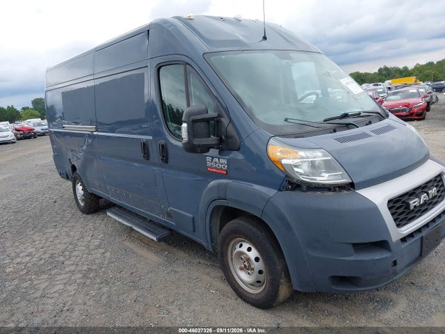 46027326 :رقم المزاد ، 3C6URVJG6KE541796 vin ، 2019 Ram Promaster 3500 Cargo Van High Roof 159 Wb Ext مزاد بيع