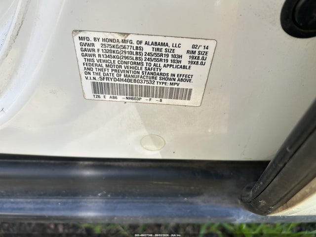 Продажа на аукционе авто 2014 Acura Mdx Technology Package, vin: 5FRYD4H40EB037532, номер лота: 46027388
