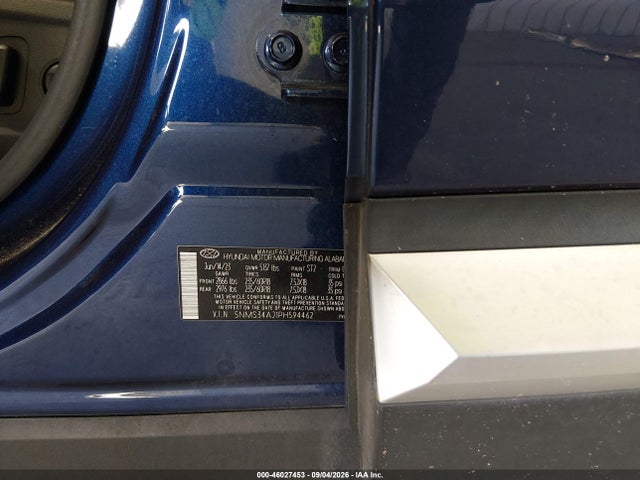 46027453 :رقم المزاد ، 5NMS34AJ1PH594462 vin ، 2023 Hyundai Santa Fe Sel مزاد بيع