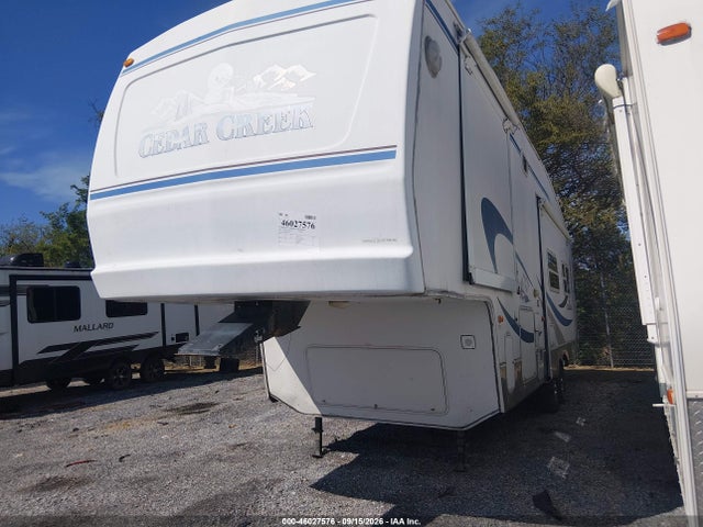 2004 Forest River Cedar Creek მანქანა იყიდება აუქციონზე, vin: 4X4FCRF204P187956, აუქციონის ნომერი: 46027576