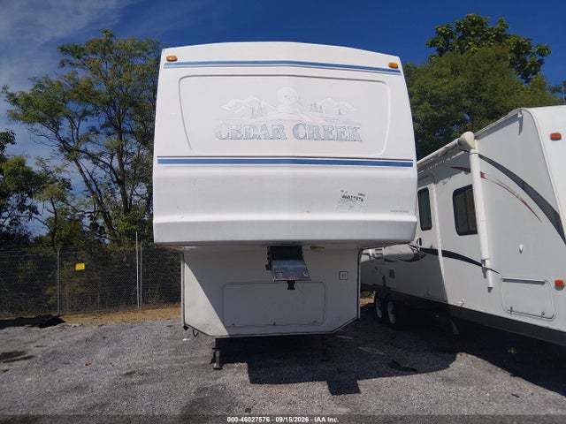2004 Forest River Cedar Creek მანქანა იყიდება აუქციონზე, vin: 4X4FCRF204P187956, აუქციონის ნომერი: 46027576