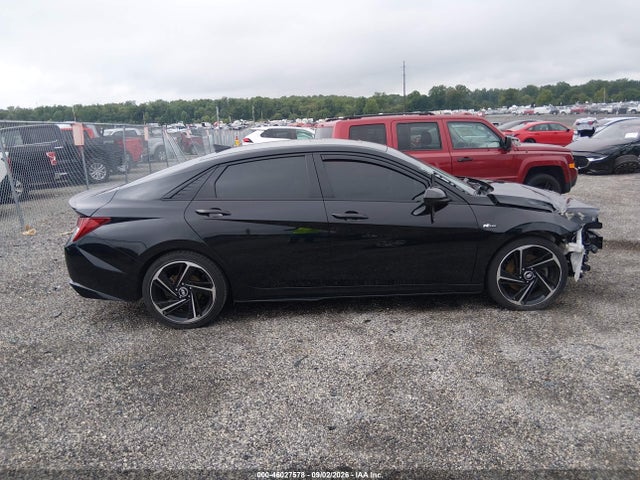 2023 Hyundai Elantra N Line მანქანა იყიდება აუქციონზე, vin: KMHLR4AF9PU592946, აუქციონის ნომერი: 46027578