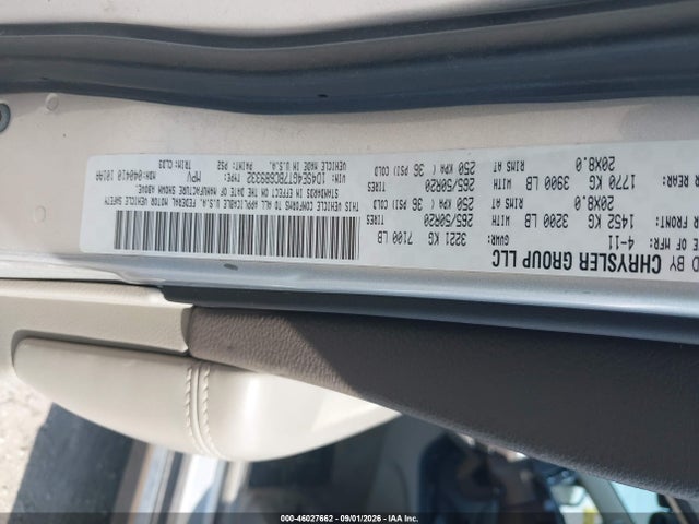 Продажа на аукционе авто 2011 Dodge Durango Crew, vin: 1D4SE4GT7BC689332, номер лота: 46027662