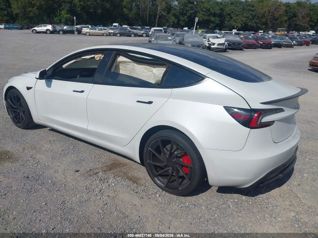 5YJ3E1ETXSF001667 Tesla Model 3 Performance All-wheel Drive