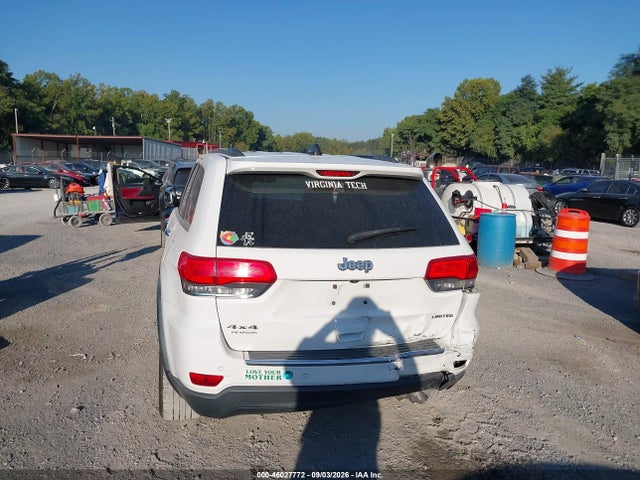 Продажа на аукционе авто 2016 Jeep Grand Cherokee Limited, vin: 1C4RJFBG7GC498854, номер лота: 46027772