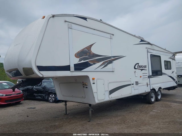 2008 Keystone Rv Cougar 318sab 5th Whl Travel Trailer მანქანა იყიდება აუქციონზე, vin: 4YDF3182782508783, აუქციონის ნომერი: 46027860