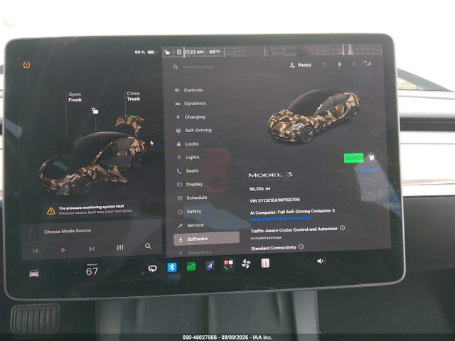 Продаж на аукціоні авто 2022 Tesla Model 3 Rear-wheel Drive, vin: 5YJ3E1EA1NF102700, номер лоту: 46027886