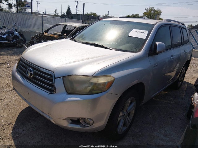 2008 Toyota Highlander Sport მანქანა იყიდება აუქციონზე, vin: JTEES43A282022685, აუქციონის ნომერი: 46027894