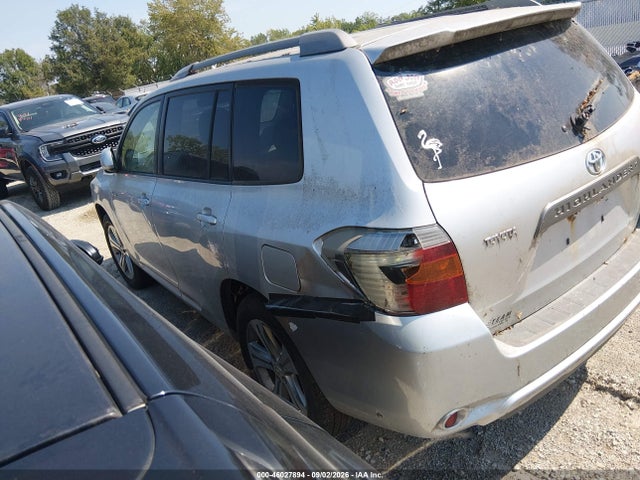 2008 Toyota Highlander Sport მანქანა იყიდება აუქციონზე, vin: JTEES43A282022685, აუქციონის ნომერი: 46027894