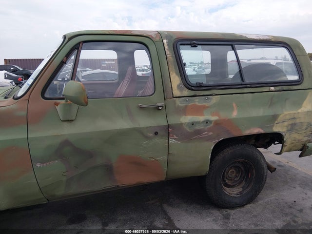 1986 Chevrolet D10 Military Blazer მანქანა იყიდება აუქციონზე, vin: 1G8ED18J1GF177770, აუქციონის ნომერი: 46027928