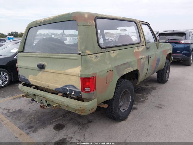 1986 Chevrolet D10 Military Blazer მანქანა იყიდება აუქციონზე, vin: 1G8ED18J1GF177770, აუქციონის ნომერი: 46027928